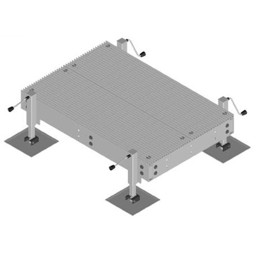COMMSCOPE EQ-P0408-AL 4' X 8' Equipment Platform with Four Adjustable Legs.DROP SHIP ONLY