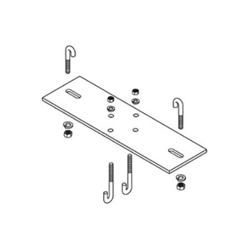 COOPER SB213312TG B-LINE Relay Rack Runway Support, 12" Runway Width, Telco Gray