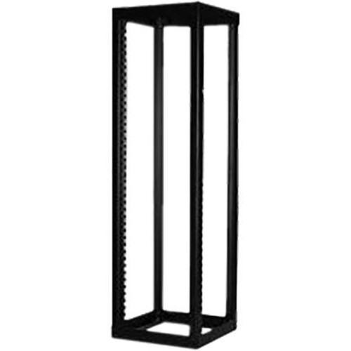 DBSPECTRA DBMOFR-43UM 24"x83"x24" Four Post Rack Aluminum, Black, Powerder Coating, 43RU.with Copper Ground Bar