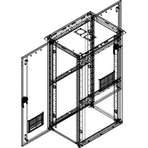 DDB OD-62DDR-UL50 UNLIMITED 62 in Height X 25 in Width X 34 in Depth (15 Ru*) Outdoor Enclosure UL 50 Listed