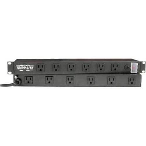 DDB VAB-RPS-12 UNLIMITED 19" Rack Mount Power Strip.125 Vac, 15 Amp