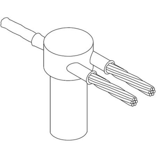 ULTRAWELD G31588NU "uni-Shot" Mold for Three #6 or 8 Solid, or #8 Stranded Ground Wires to 5/8" Ground Rod.Does Not Require Handles.Includes Weld