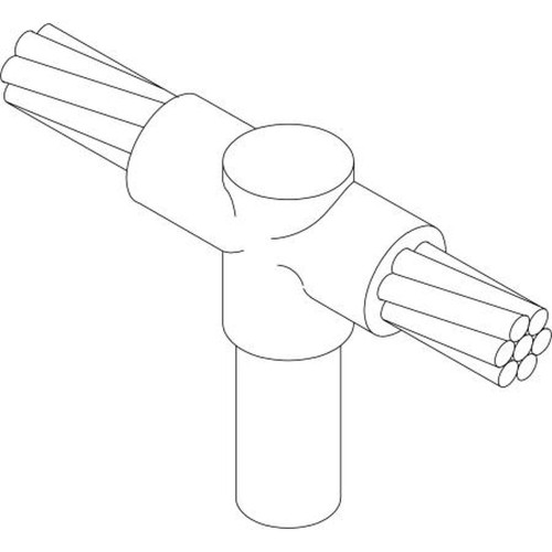 ULTRAWELD GO344/0B Standard Mold for Connection of 4/0 Stranded Ground Wire Across Top of 3/4" Ground Rod.Requires MH1 Handle Clamp and UVM115 Weld
