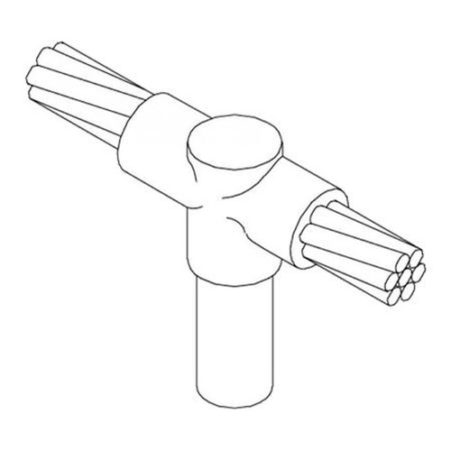 HARGER GO58F2/0B 5/8" Full Size Ground Rod with 2/0 Connection