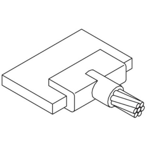 ULTRAWELD BE141.52/0B Mold for Connection of 2/0 Stranded Cable to 1/4" X 1-1/2" and Wider Buss Bar.Requires MH1 Handle Clamp & UWM90 Weld Metal