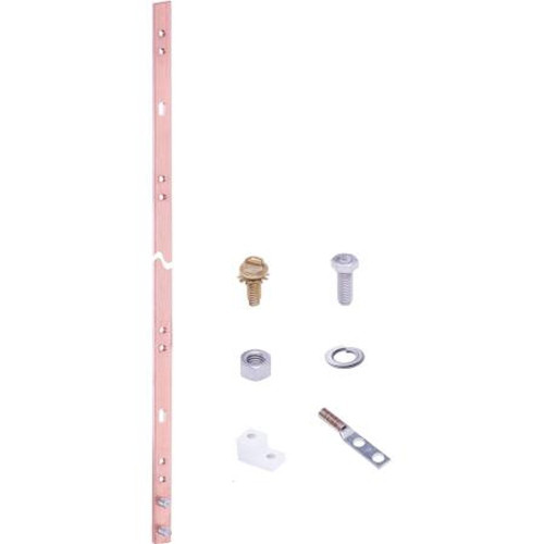 HARGER RGBVKIT145872A Vertical Mount Ground Bar.1/4" X 5/8" X 72" Bar with Threaded Hole Pairs on 5" Centers
