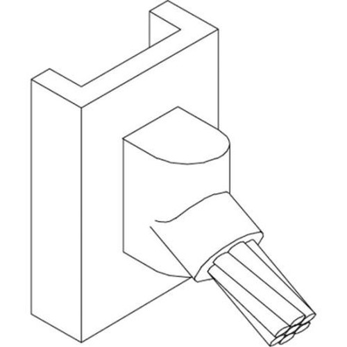 ULTRAWELD VA1/0V6X10B Mold for Connection of 1/0 Stranded Cable to 6"- 10" Vertical Steel Pipe.Requires CSH1 Handle Clamp & UWM90 Weld Metal