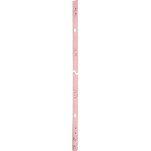 HARGER RGBVKIT145872EFJT Vertical Mount Ground Bar.1/4" X 5/8" X 72" Bar with Threaded Hole Pairs.Custom for EF Johnson Technologies