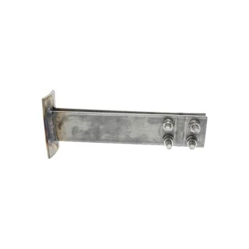 HARGER SSATMSC2 Air Terminal Mast Mounting Assembly.Mounts 2" Mast to 2" Pipe.Stainless Steel.Includes 3/8" Hardware