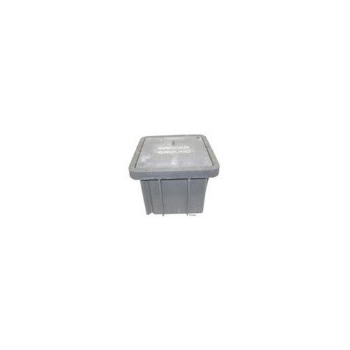 HARGER GAW121212HD Ground Access Well Made of Light Weight Polymer Concrete with 20000 PSI Lid.12" X 12" X 12" Deep.Gray