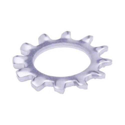 HARGER SW4S-100 1/4" Stainless Steel Star Washer, 100 Pack