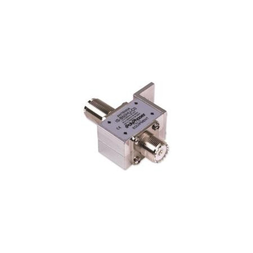 POLYPHASER 098-1013G-A Custom Bulk Head Mount Arrestor.DC to 1.2GHz Upto +-48VDC Max Power 100W.Throughput 120mJ.N Female Connections on Both Sides