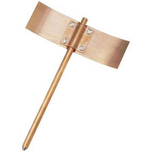 POLYPHASER 58R-112S Clamp for 1.5, 3 or 6in Strap to 5/8 Rods.Use to Bond Copper Strap to Rod Without Having to Build Up Joint for an Exothermic