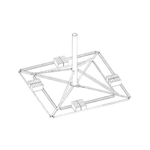ROHN KY1577A BRM4/6 Non-Penetrating Roof Mount Hardware.Works on All BRM4 and BRM6 Mounts