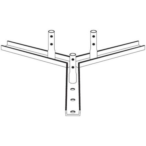 ROHN FR25G 25G Flat Roof Mount.Bolts Directly to a Flat Surface.Towers Mounted on This Base Must Be Bracketed or Guyed at All Times.Hot Dip