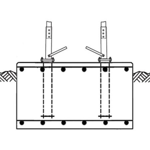 ROHN RAL06 Anchor Base Section 6