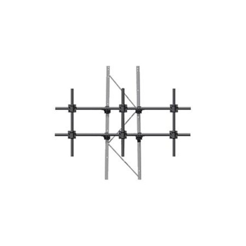 ROHN RSLM-3FM Frame Mount for RSL Tower.Three 5' Vertial Mounting Pipes 2.38" OD Mounting on 10' Horizontal Pipes Attached to Two Legs
