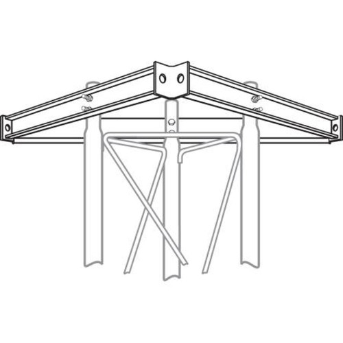 ROHN TA25 Torque Arm Stabilizer Assembly for ROHN Model 25G Guyed Towers.Anti-Twist Device Located in Antenna Area.Attached with Section Joint