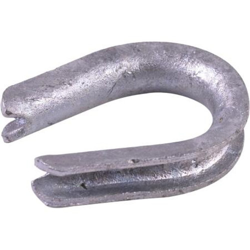 ROHN 5/16THH 1/4" Heavy-Duty Steel Thimble.for Use with 3/16" Wire.Completely Hot-Dip Galvanized