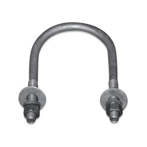 SABRE C40-034-025 2-3/4" OD Galvanized U-Bolt Assembly.5/8" Diameter X 2 15/16" Widex 5 7/8" Long.3" Thread Length.Fits 2 3/4" & 2 7/8" Od