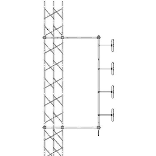 SINCLAIR SMK-225-A3 Side Mount Kit for SRL210 Series Antennas.Stands Off 3' Max, W/ Max.2' Face