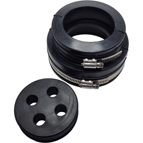 SABRE C20100024 SITE SOLUTIONS 4" Boot Assembly Kit W/ 4 Holes for 1/2" Corrugated Coax.to Be Used with SABRE SITE SOLUTIONS Entry Panels