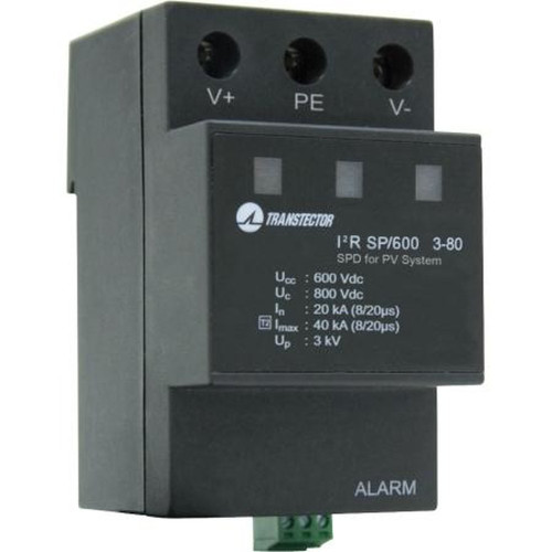 TRANSTECTOR 1104-11-103 300 VDC DIN Rail Mounted DC Surge Protection Device.Designed with MOV Technology to Meet Type 2 Requirements