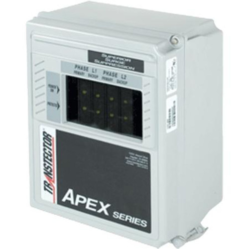 TRANSTECTOR 1101-719 Advanced AC Main and Sub Panel Silicon Surge Protection for 127/220 V, 3-Phase Wye Configuration, with Higher MCOV APEX IV