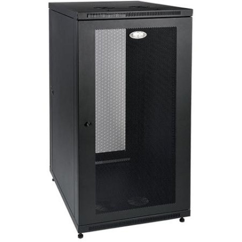 TRIPP SR24UB LITE 24U Smartrack Deep Rack Enclosure Cabinet.Locking, Reversible Front Door and Side Panels.Fully Assembled.Casters and Leveling