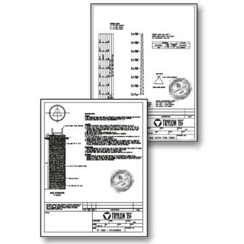 TRYLON 4.77.0101.900 P.e Stamped Drawings for Stg.Excludes Hi, Ak, & Ca.Tower Questi Onnaire Required.Requirements Must Be Determined by Customer