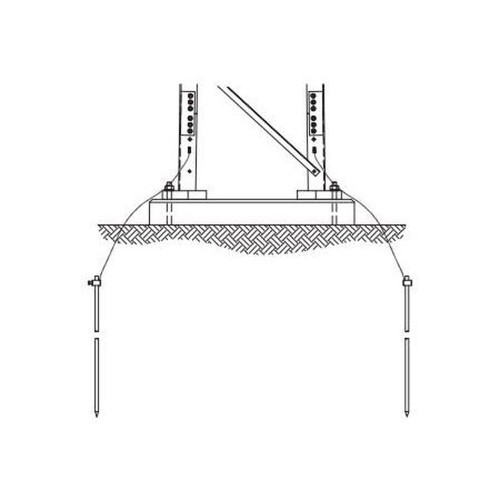 TRYLON 4.91.0103.003 SSPS EIA Compliant Grounding Kit for Supertitan Kit (#13 to #21 Only) Is Complete with an 8' Long Ground Rod, Tech 90 Cable