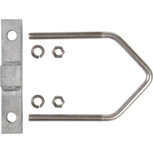 VENTEV VB30 V-Bolt Mounting Kit.Fits Round Members from 1" to 3" Od, 2" Angle Members.Incl.Stainless Steel V-Bolt & Hardware.Larger Sizes on Req