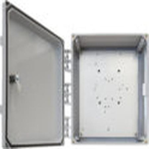 Ventev CD14126SK-DSP 12x10x6in NEMA Enclosure.8-Port DART Passthrough.Solid Door, Key Lock Key Lock, Backplate, Seal Grommet Cord Grip, Mnt Feet,