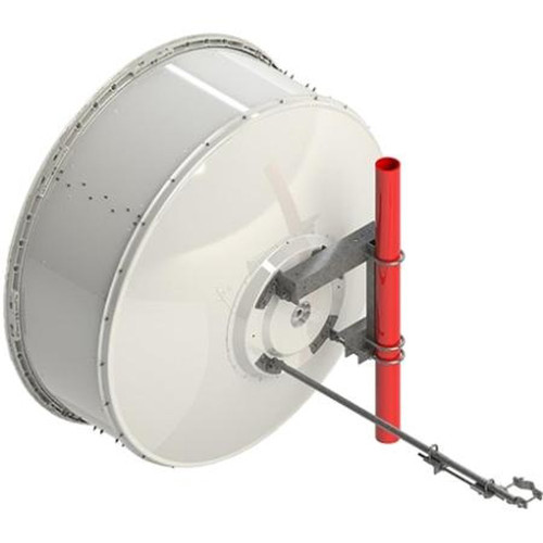 COMMSCOPE VHLPX6-18-1WH/B 6ft Valuline High Performance Low Profile Antenna, Dual Polarized, 17.7-19.7 Ghz, UG-595/U, White, Gray Radome, No Flash