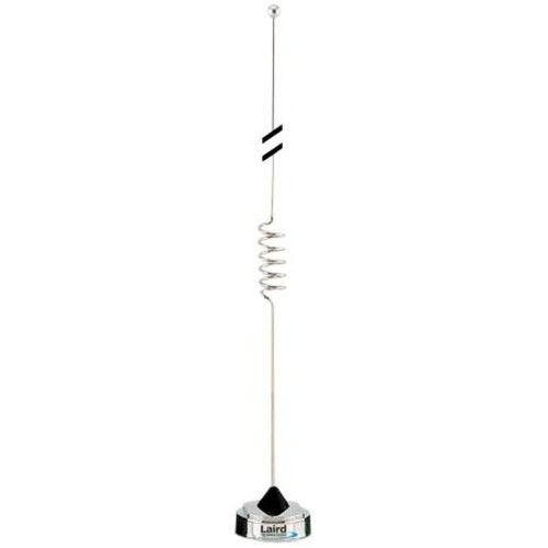LAIRD QW8963 896-970 Mhz 3dB Gain Open Coil Antenna.Polished Stainless Steel Radiator and Triple Plated Chrome Nut Included.Order LAIRD Mount
