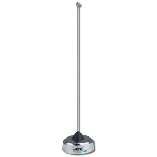 LAIRD QW220 220-225 Mhz Unity Gain 1/4 Wave Antenna.Brass Button Contact Design Provides a Superior Match at Feedpoint.Order Mount Seperately