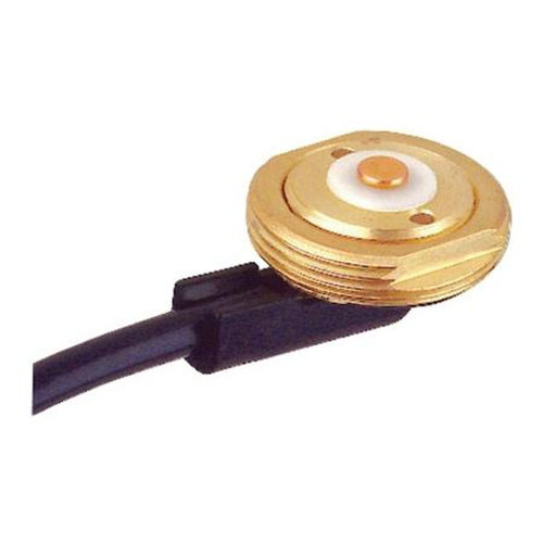 MAXRAD NMOPFP195FFME 3/4" Hole Brass NMO Style Mount with 17' Proflex Plus 195 and FME Female Connector.1-1/8"-18 Thread