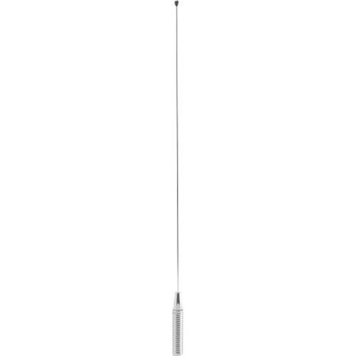 LARSEN LMWBQ 150-170 Mhz LM 200 Watt Unity Wide Band 1/4 Wave Antenna with Spring.Chrome.19".Order Desired LM Mount Separately
