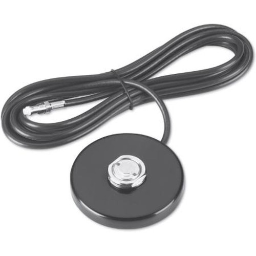 LARSEN NMOMMRBNC 0-3000 Mhz NMO Magnet Mount.Includes 12' RG58A/U Cable and Installed BNC Connector