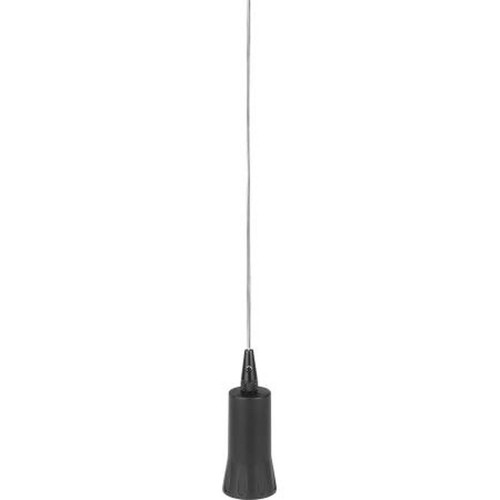 LARSEN NMO34C 34-40 Mhz 200 Watt Base Loaded Unity Gain 1/4 Wave Chrome Mobile Antenna.Purchase Motorola Style Mount Separately