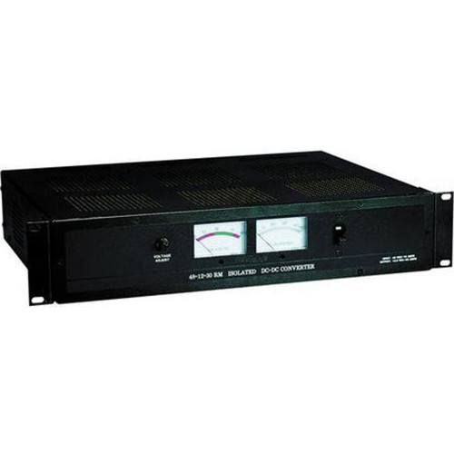NEWMAR 48-24-15RM 19" Rack Mounted DC Converter.50VDC Pos.or Neg.Ground Input and 27.2VDC Output.15 Amps Continuous.Volt & Amp Meters.Isolated