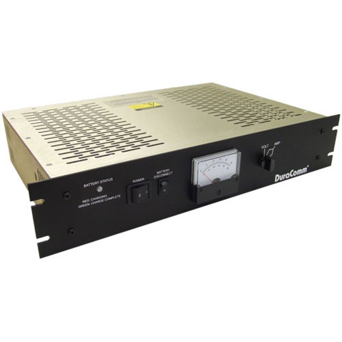 DuraComm RLP-1048 48VDC 10 Amp Peak 19" Rack Mt Power Supply w/Meter