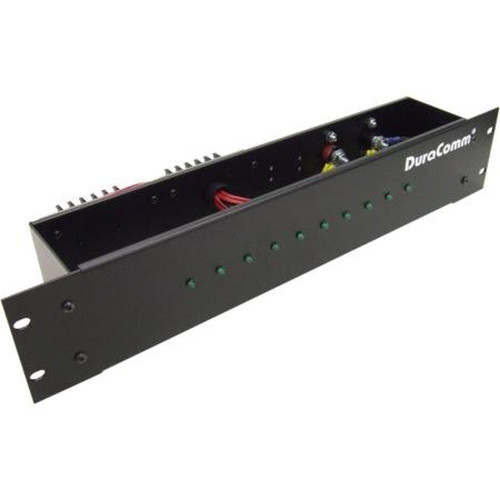 DURACOMM DP10-LED-24 Power Distribution Panel with Leds.10 Positions.75A per Panel; 20A Max per Position.Uses ATC Blade Fuses (not Supplied).2U