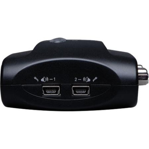 2-Port B004-VUA2-K-R Compact USB KVM Switch W/audio and Cable