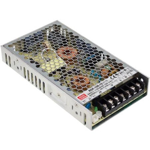 MEANWELL RSP-100-15 100.5W Single Output with PFC Function.6.7A Rated Current, 85-264VAC Input, LED Indicator for Power On.15VDC Output