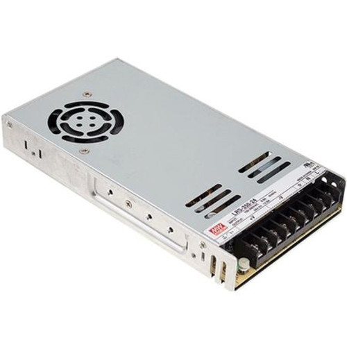 DURACOMM LRS-350-48 Meanwell AC-DC Single Output Enclosed Power Supply Universal AC Input Output 48Vdc at 7.3A; Up to 5G Vibration 1U Low Profile