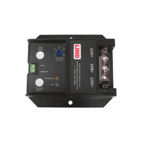 LIND LPT1230-052 Low Profile Shut Down Timer with Screw Terminals, 12VDC Voltage Systems.Adjustable Delay Time and Automatic Low and High Voltage