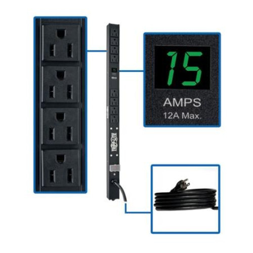 15' PDUMV15-24 1.4kW Single-Phase Metered Pdu, 120V 24"