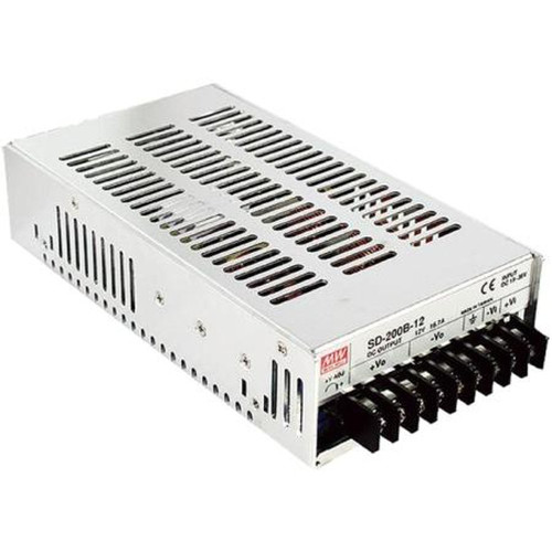 DURACOMM SD-200C-24 DC-DC Enclosed Converter.36-72 Vdc Input, 24 Vdc, 8.4A Output.Free Air Convection.Module Only