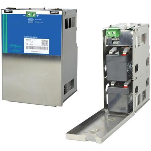 NEWMAR DIN-BATT 12-12.0 12VDC 12Ah DIN Rail Mount Battery.4.9"x8"x5.5" Case